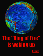 90 percent of all earthquakes and 75 percent of all volcanic eruptions occur along the Ring of Fire.